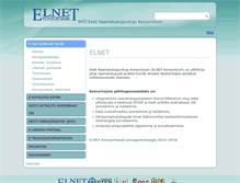 Tablet Screenshot of elnet.ee